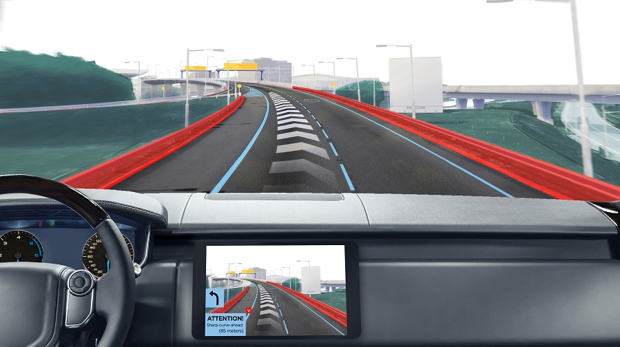 TomTom and Elektrobit reveal first HD map horizon for automated driving