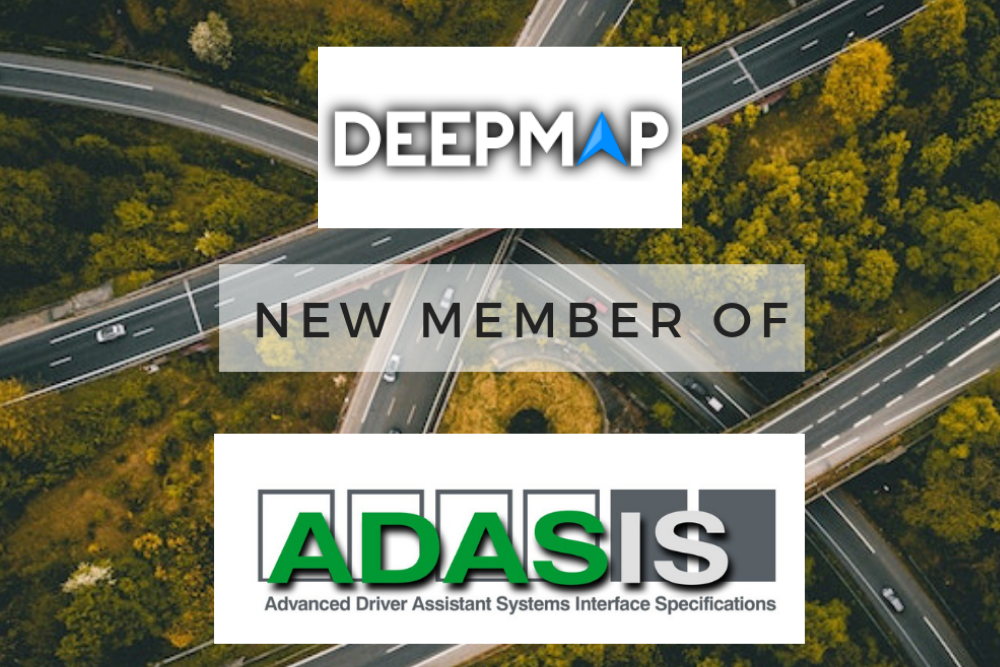 DeepMap becomes Member of ADASIS